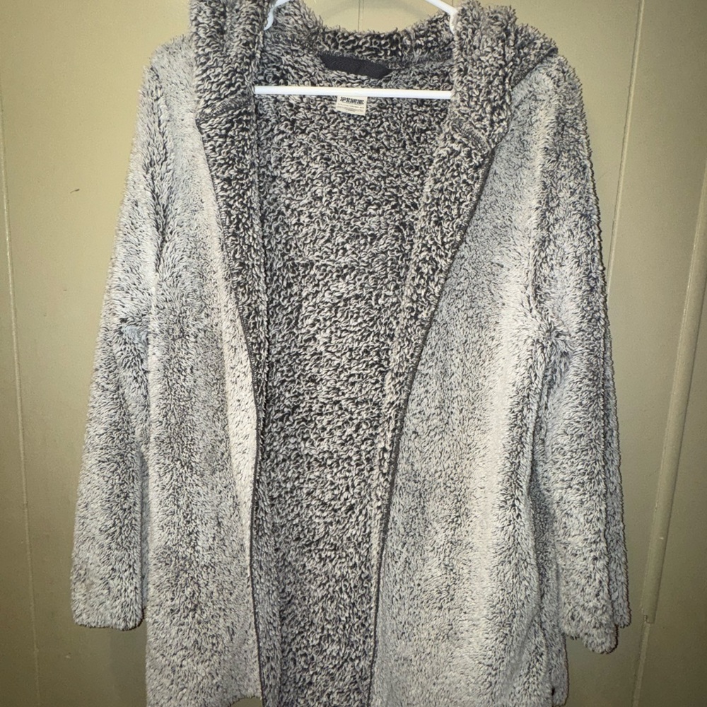 (Cross-listed) PINK Victoria's Secret Gray Teddy Jacket